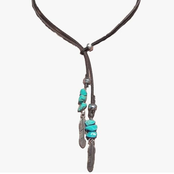 Free People Western Southwestern Style Necklace - Picture 4 of 4